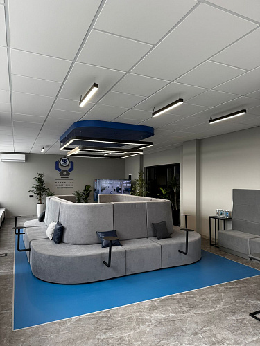 Кварцевый ламинат Fargo Stone Дымчатый Меланит 61S455  Кварцевый ламинат Fargo Stone Дымчатый Меланит 61S455